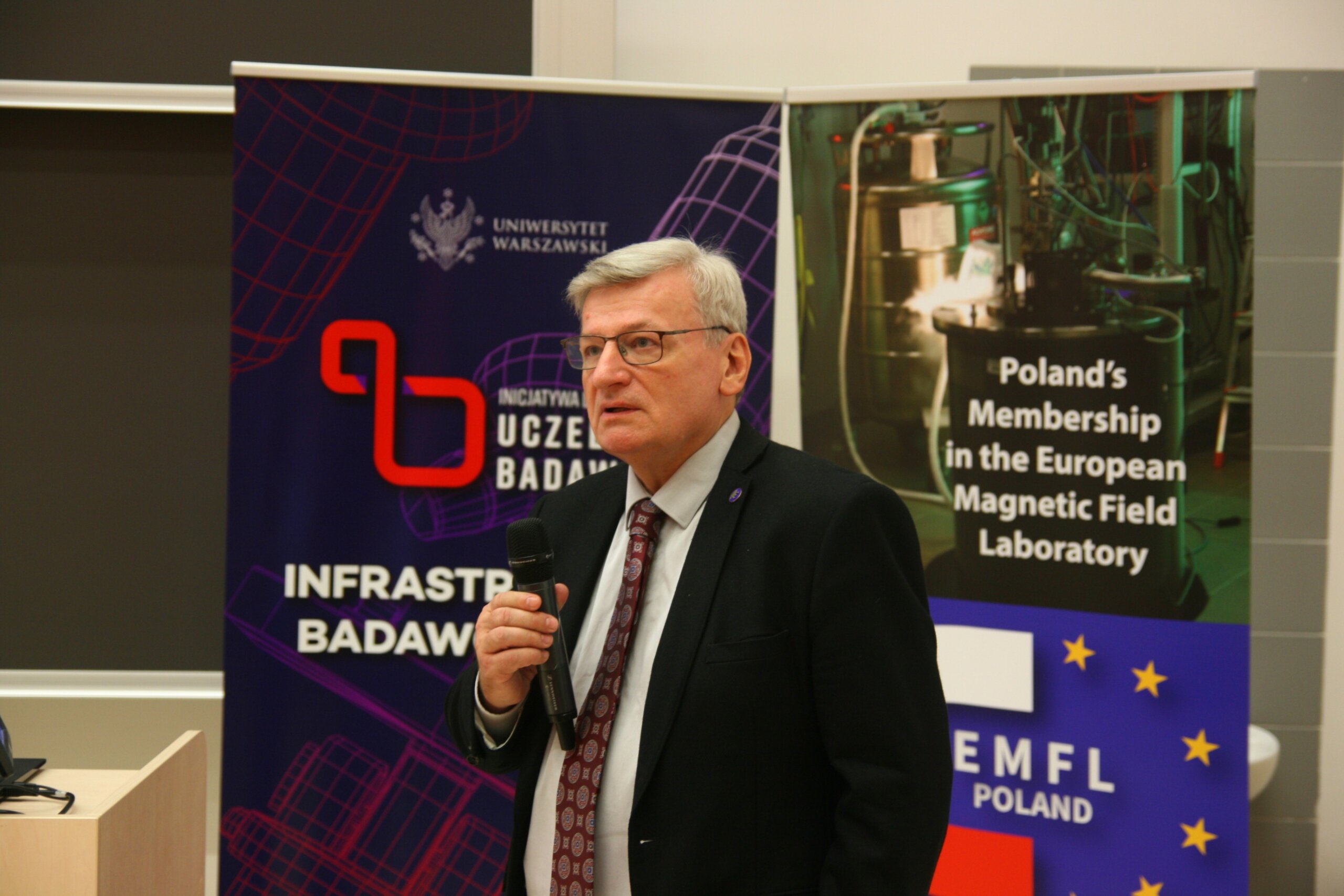Rektor profesor Zygmunt Lalak na otwarciu konferencji